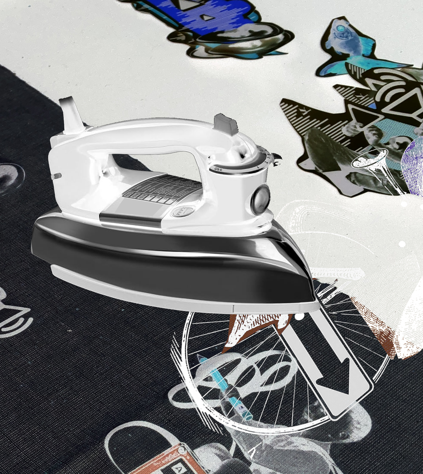exemple atelier print tissu outarde velo